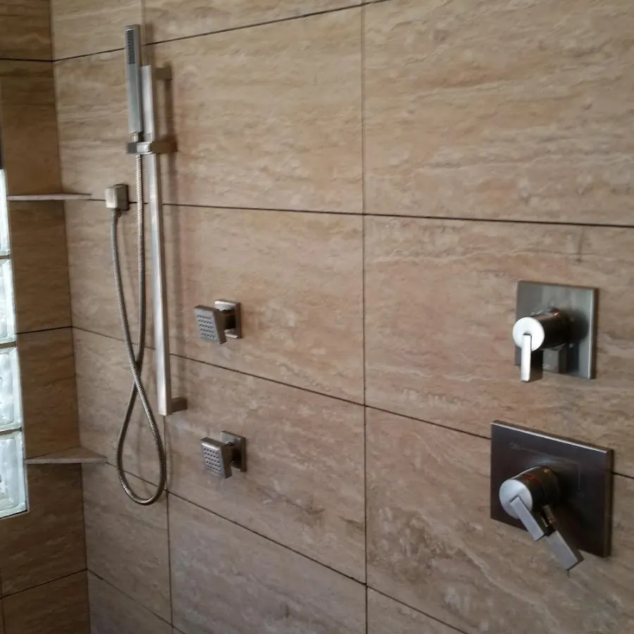 Shower fixture installation for Water Heater Replacement in Corinth